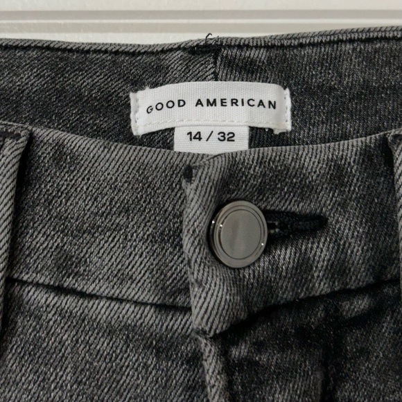 NWT Good American Good Legs High Rise Denim in Black152 14/32 - Picture 8 of 9